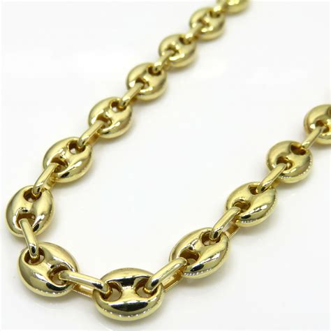 gucci men's gold chain necklaces|Gucci chain price.